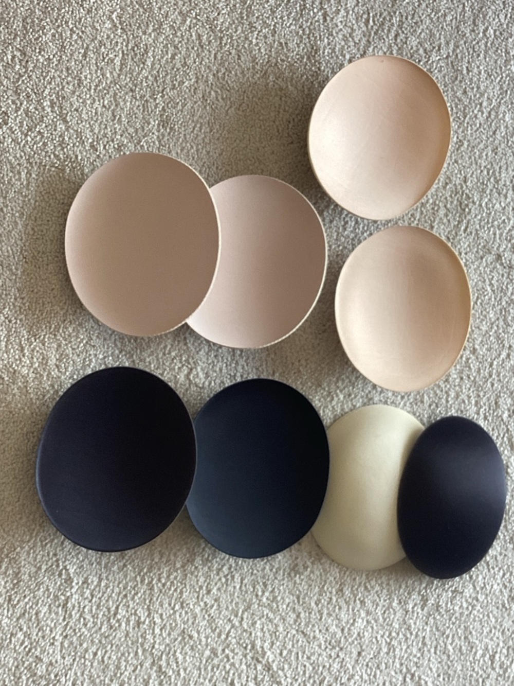 Nude &Black Butt Pads - Seamless Petals for Smooth Coverage from Leonsia, NEW!